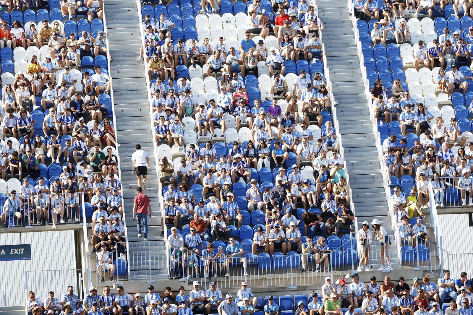 Búscate en las gradas de La Rosaleda en el Málaga CF-Burgos