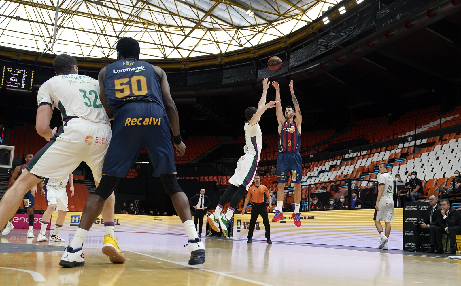 El Baskonia-Unicaja, en fotos