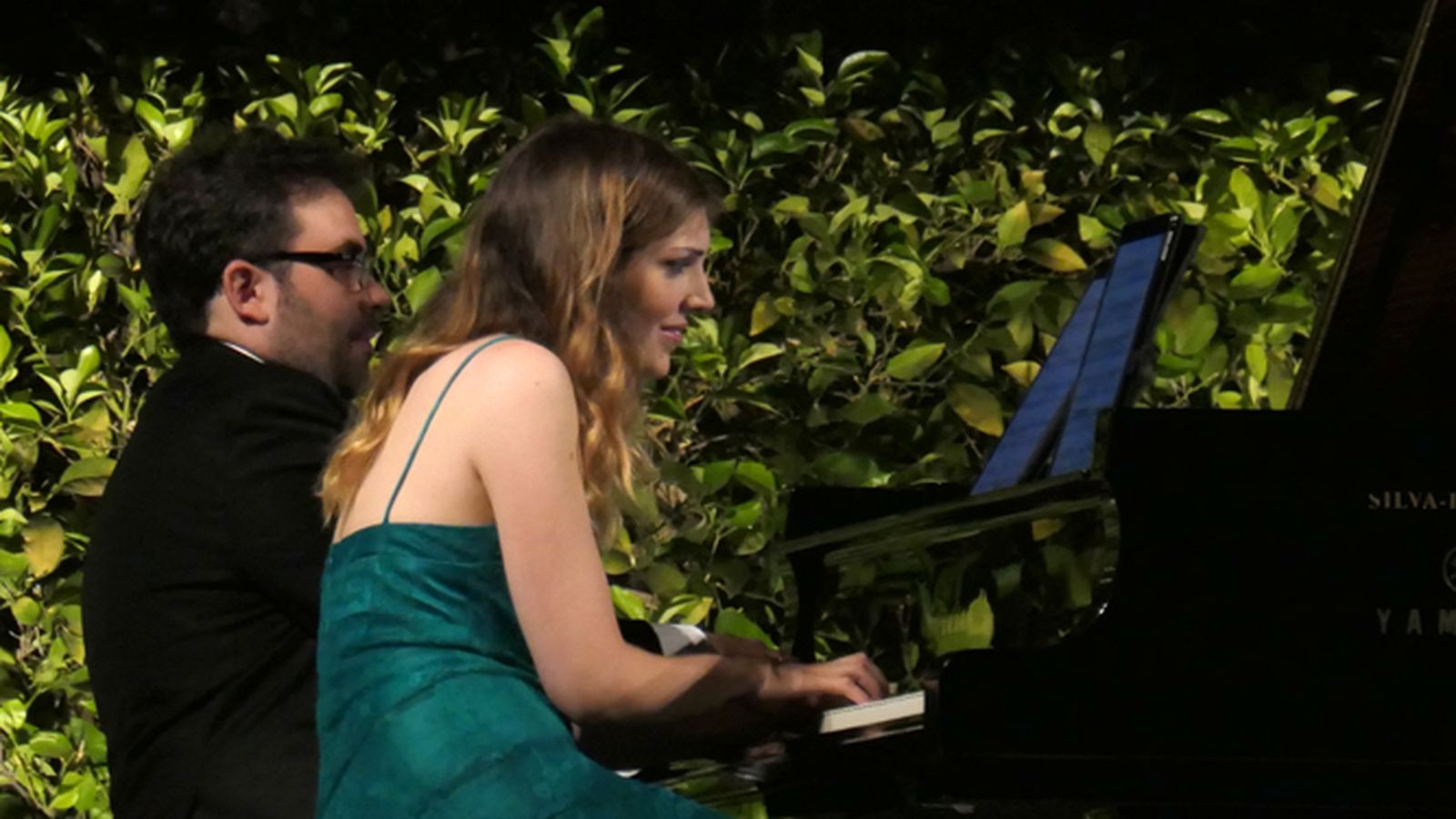 Laura Sierra y Manuel Tévar en el Alcázar