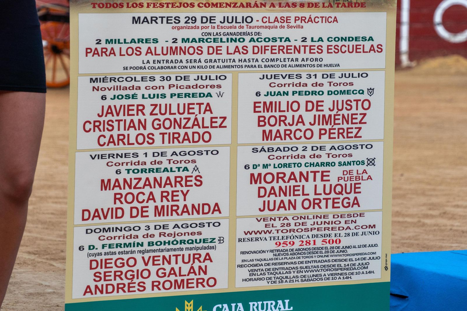 Imágenes de la presentación oficial de la Feria Taurina de Colombinas 2025.