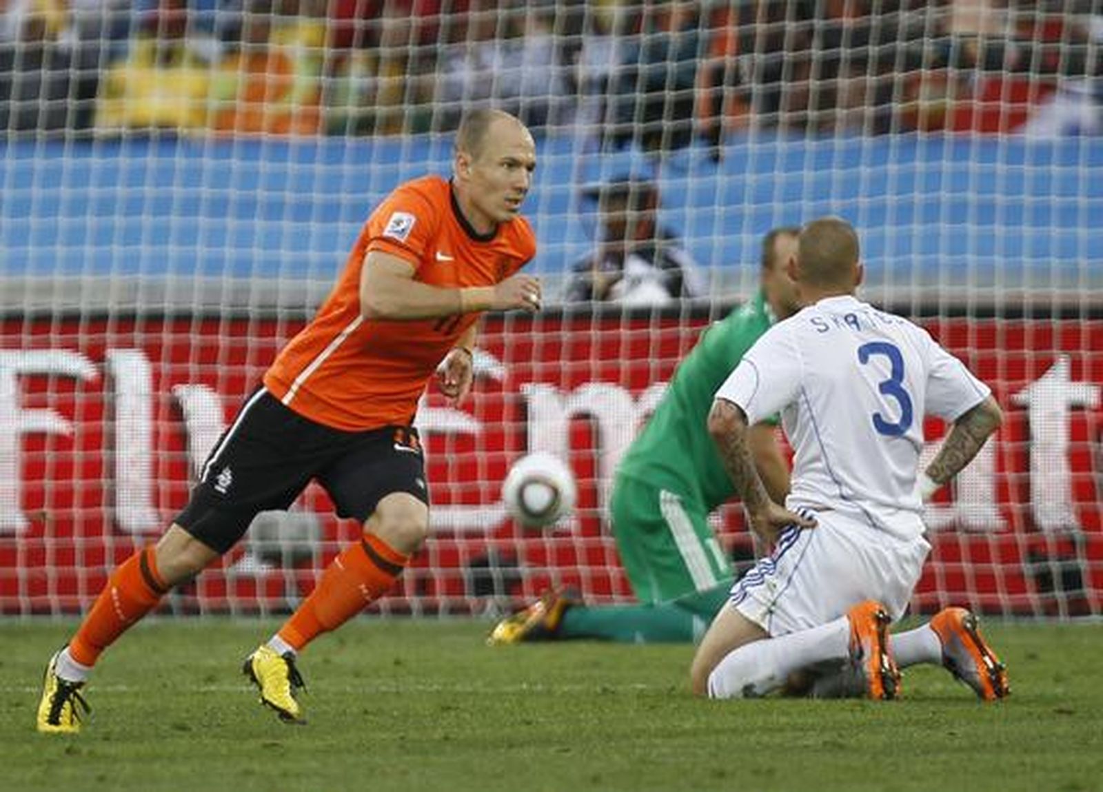 Holanda se mete en cuartos de final después de ganar a Eslovaquia. / AFP