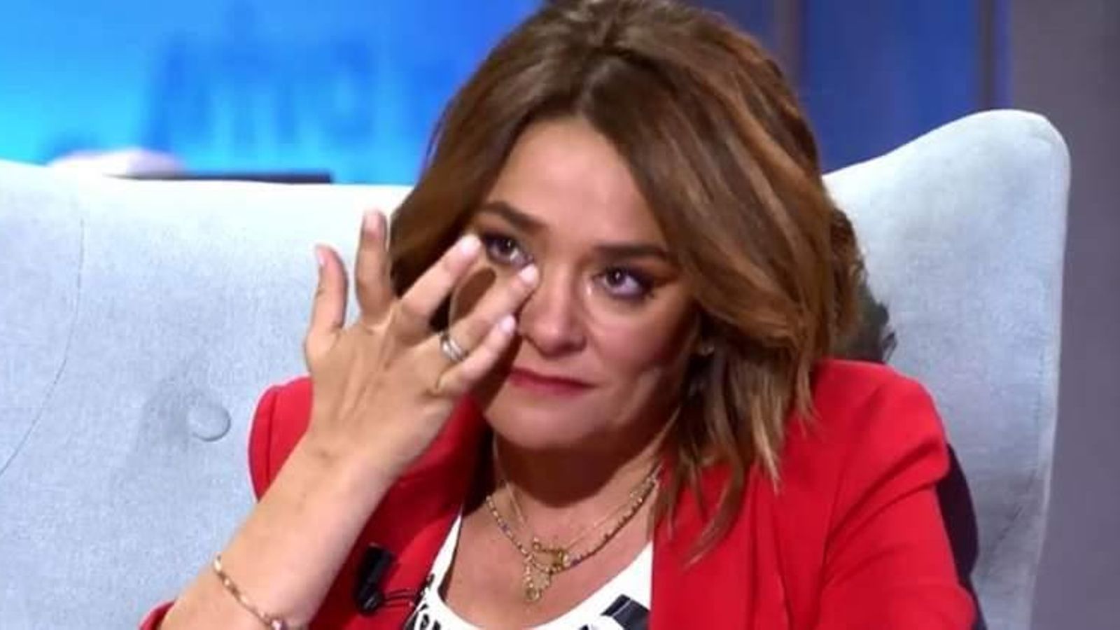 Toñi Moreno, siempre emocionada en sus programas