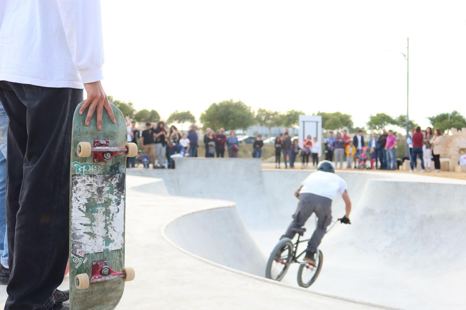 Inauguración del nuevo skate park en el Parque de la Rambla de Vera