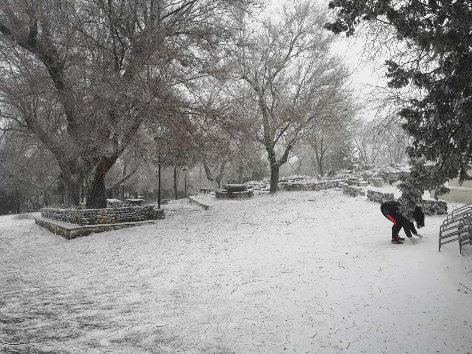 Las primeras nieves de la provincia de Córdoba, en fotos