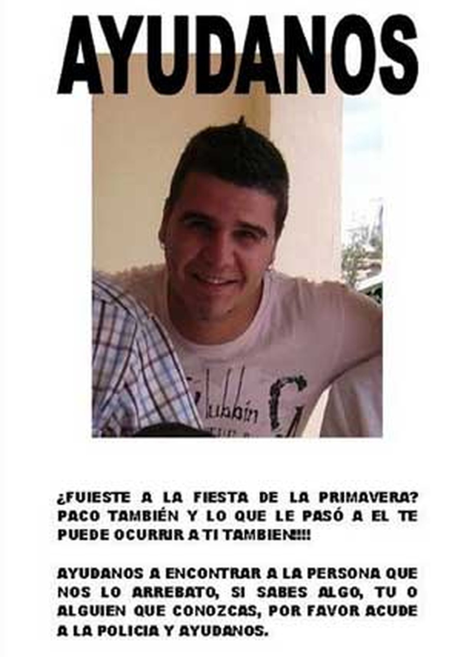 La madre del joven apuñalado en la 'macrobotellona' pide "a cualquiera que viera algo" que lo denuncie