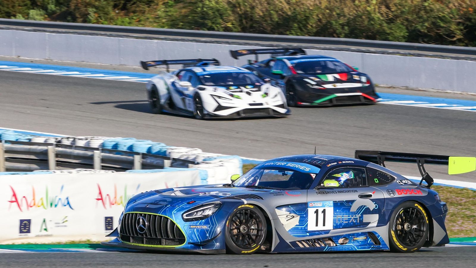 Jay Mo Hartling, ganador de la carrera 1 del GT Winter Series