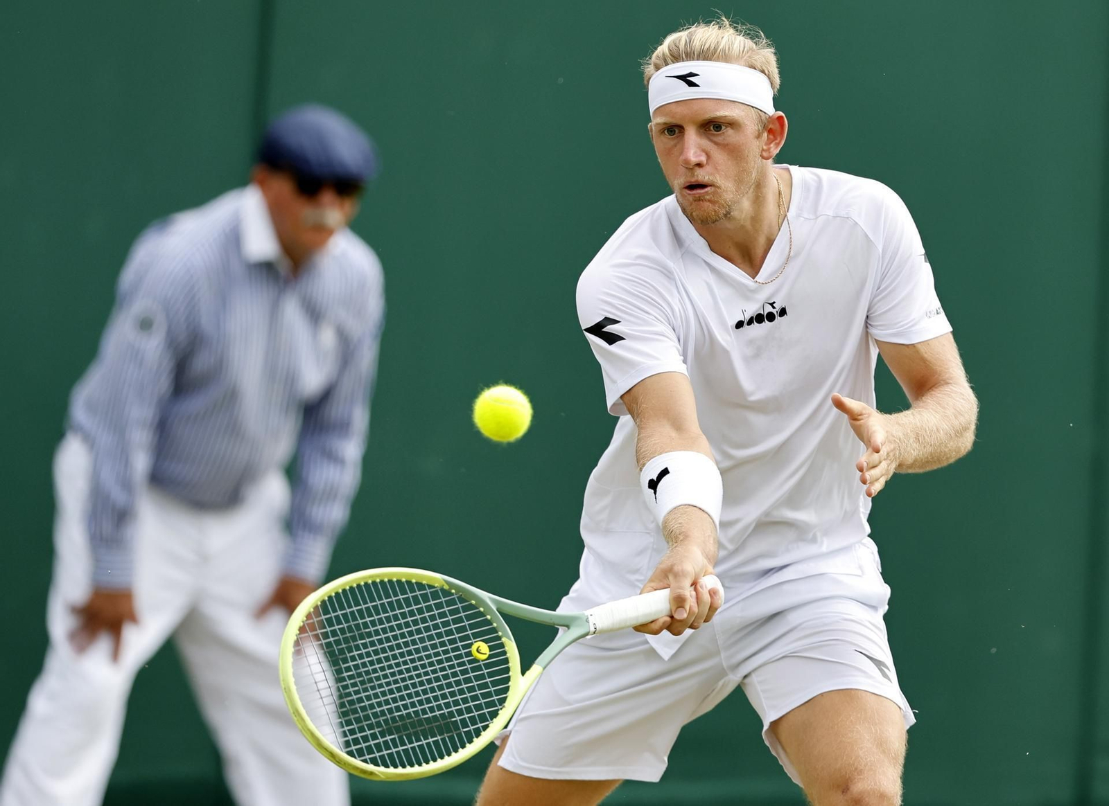 Alejandro Davidovich-Holger Rune de Wimbledon, en imágenes