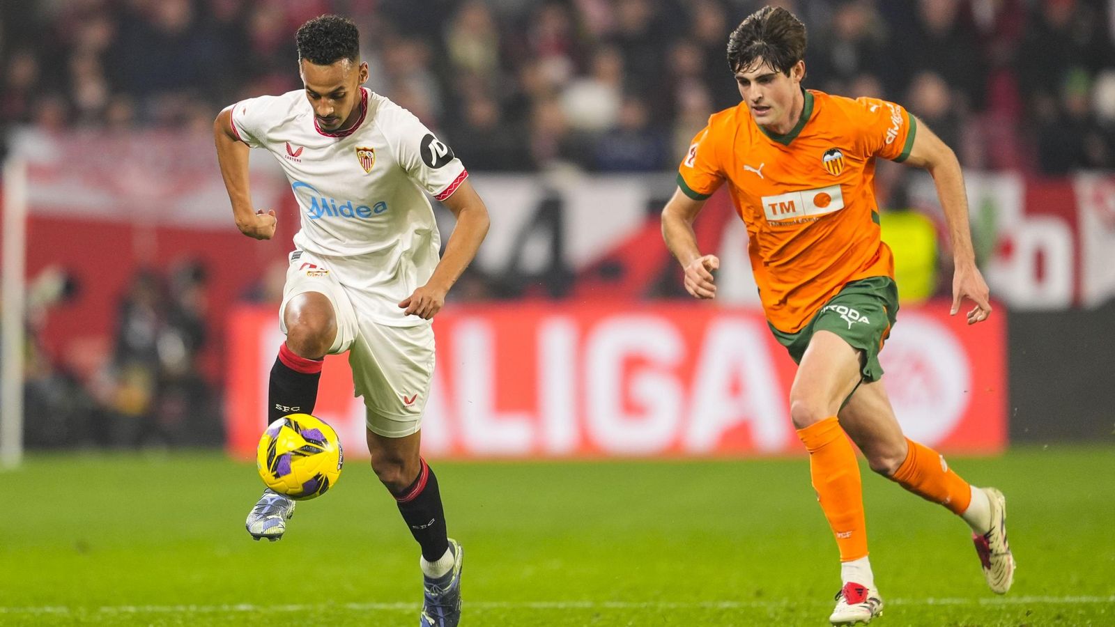 Las mejores imágenes del partido Sevilla - Valencia