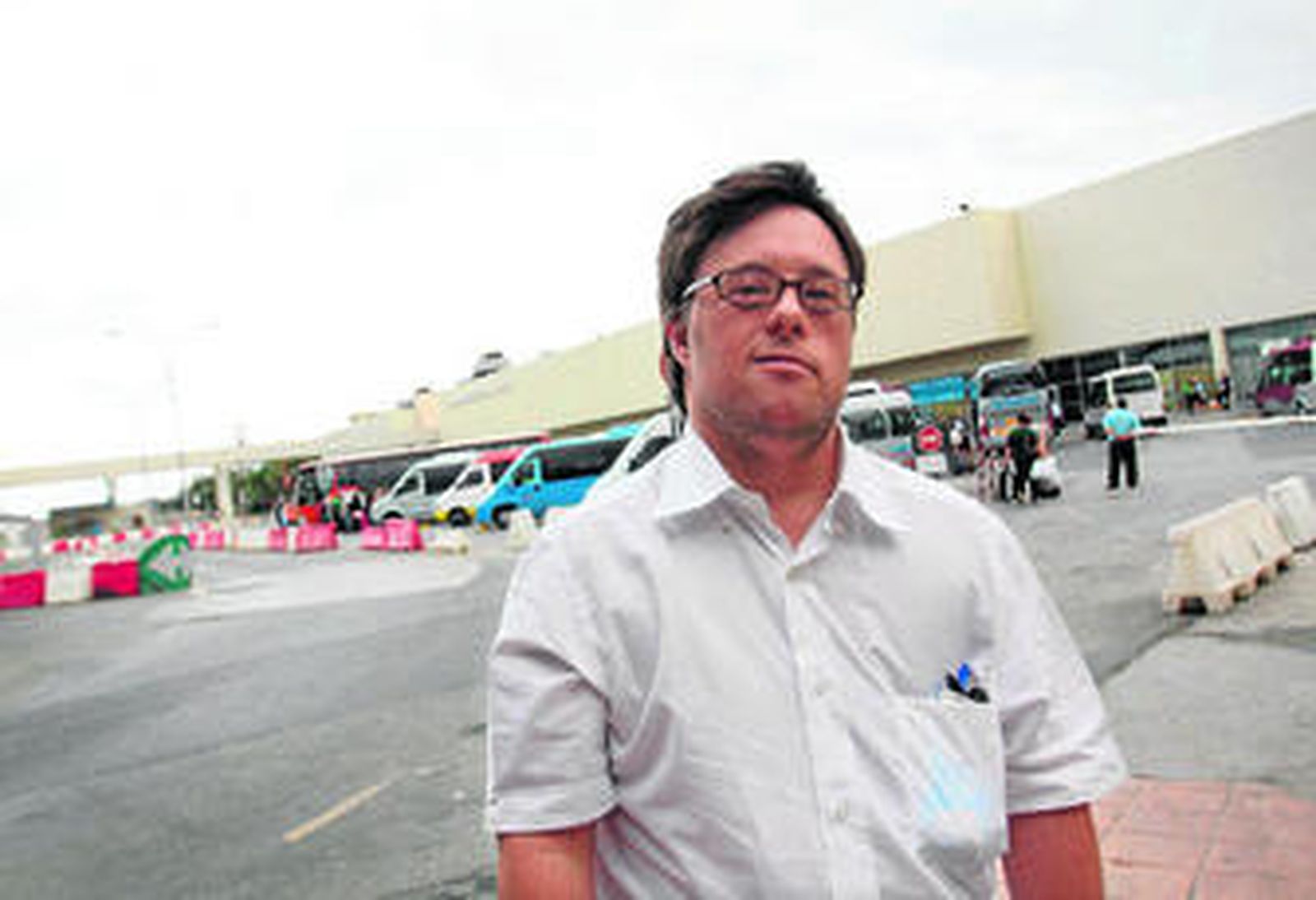 Pablo Pineda, en Málaga.