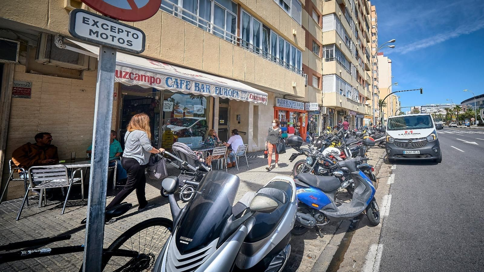 Lugar donde se encontraba la antigua parada de autobús.