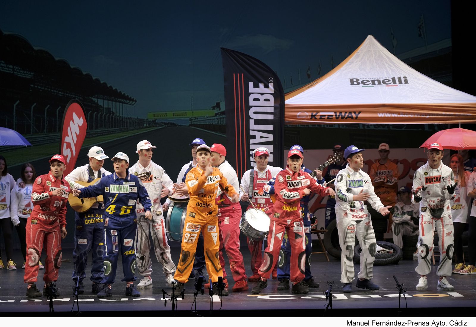 La chirigota 'Los de la parrilla'.