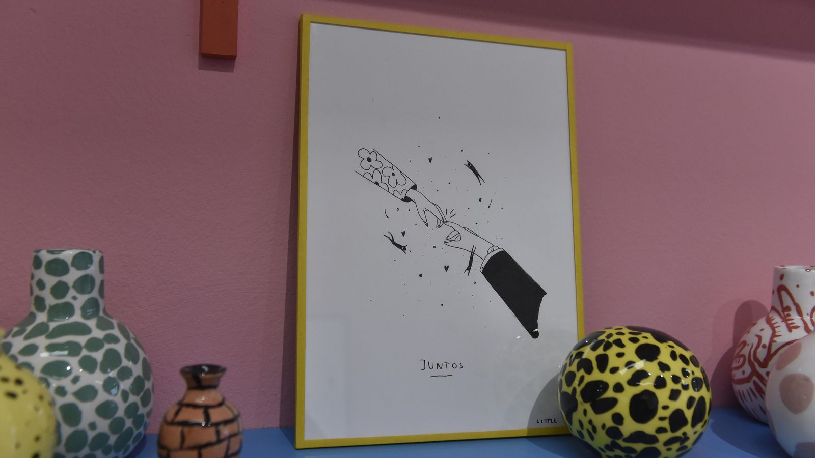 Un detalle de la muestra.