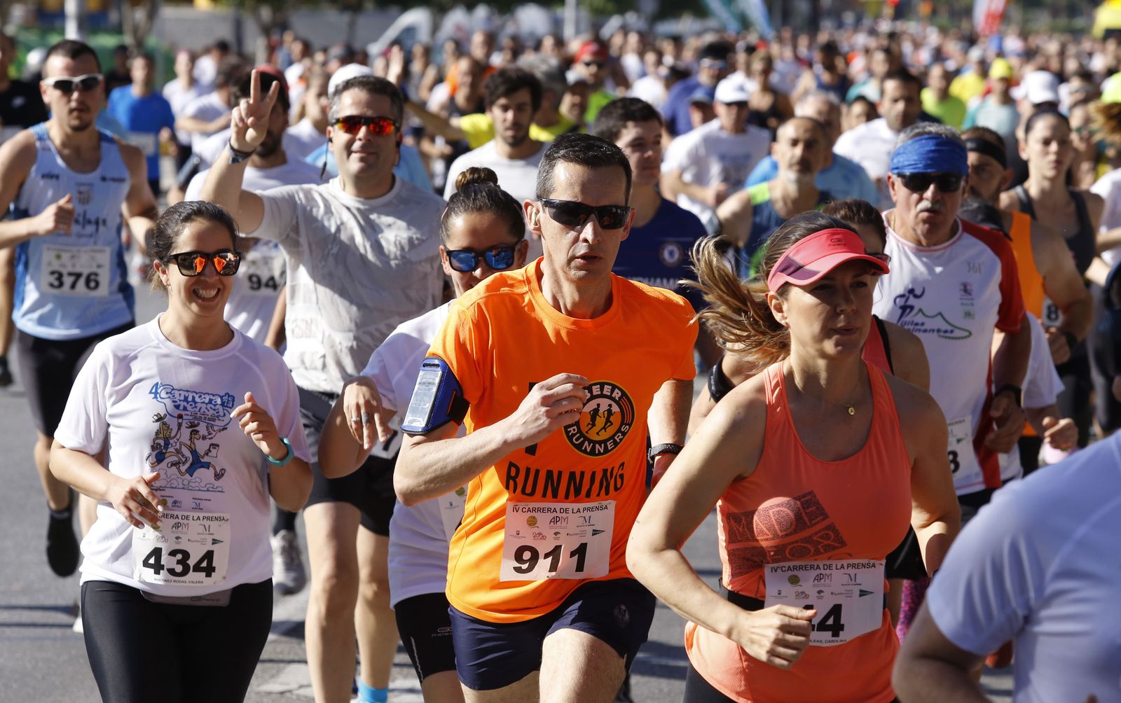 Las mejores fotografías de la Carrera de la Prensa de Málaga de 2019