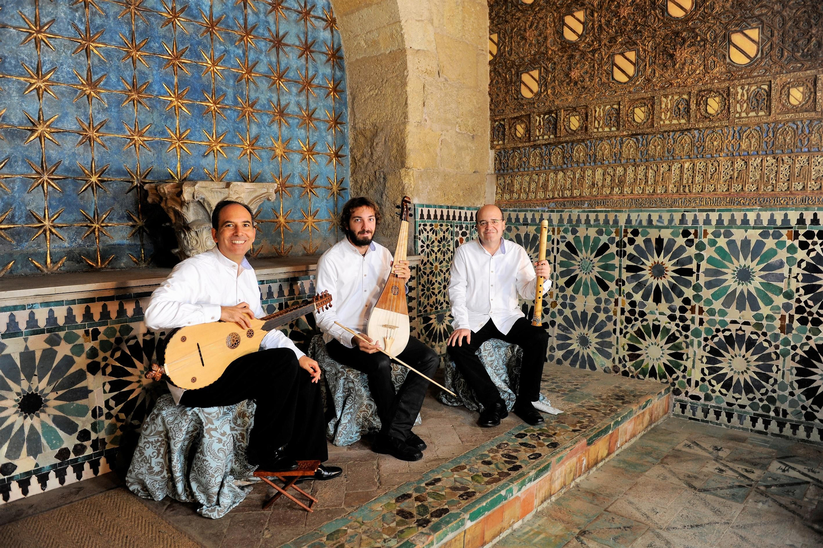 Aquel Trovar en trío: José Miguel Fernández, Daniel Sáez y Antonio Torralba.