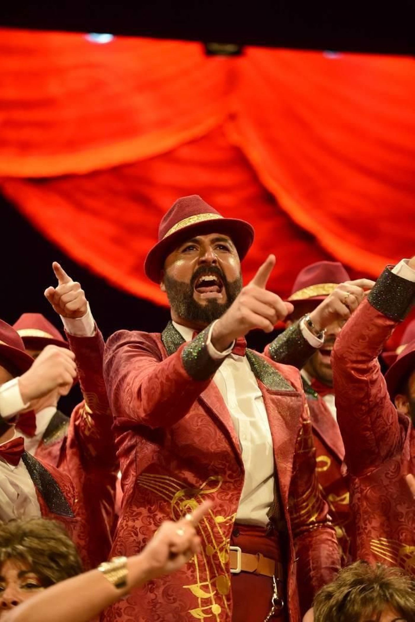 Las imágenes de la octava función clasificatoria