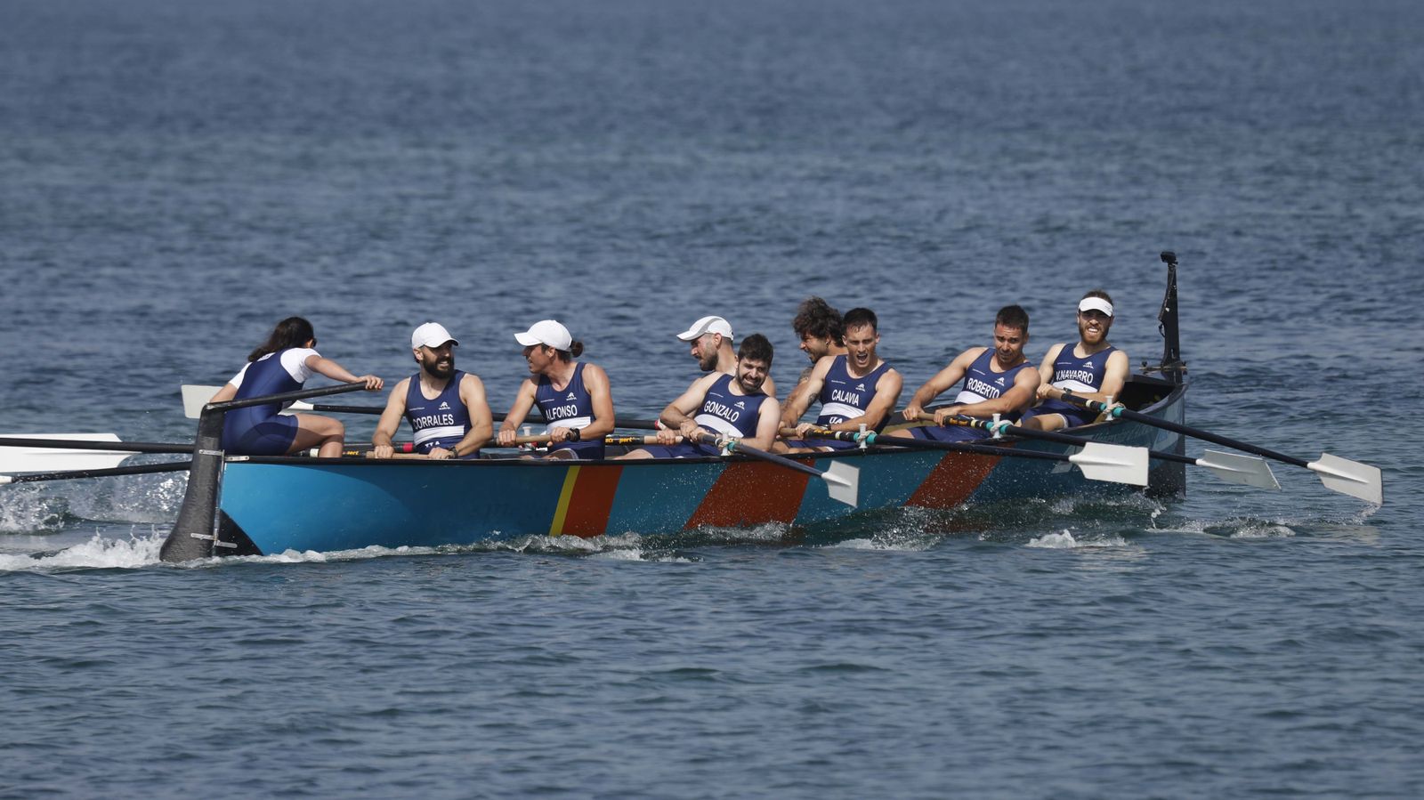 Las fotos de la segunda jornada del Campeonato de España de remo en banco fijo LLaut de La Línea