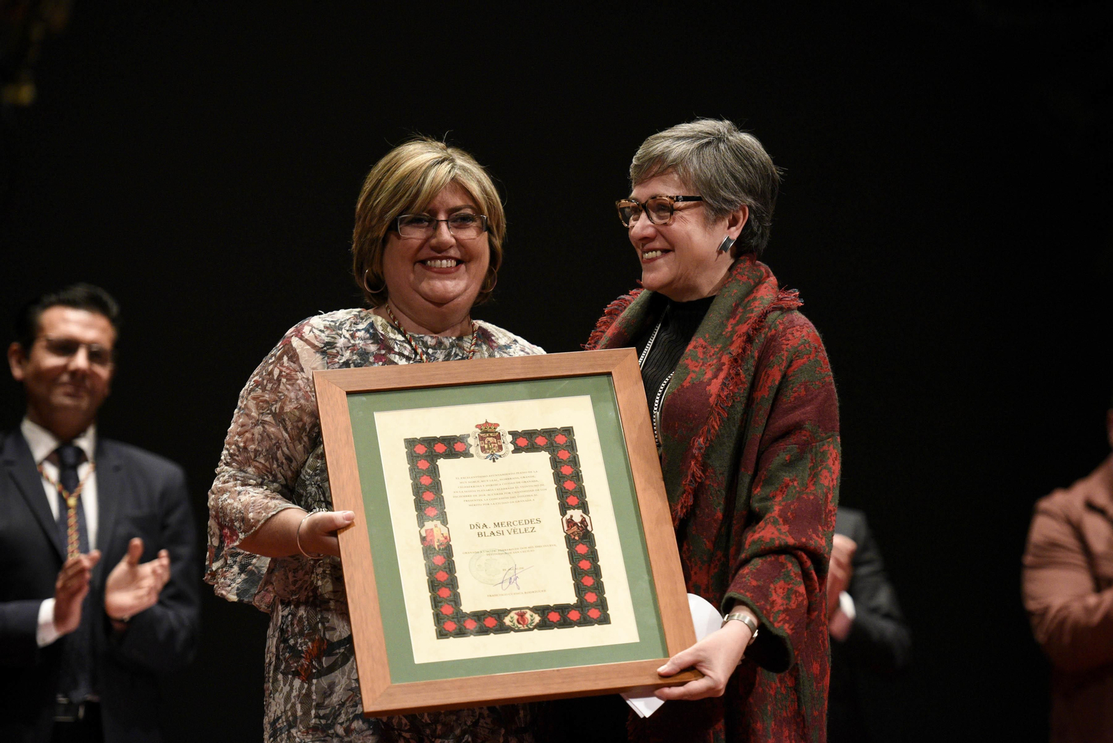 Acto de entrega de honores y distinciones del Ayuntamiento.