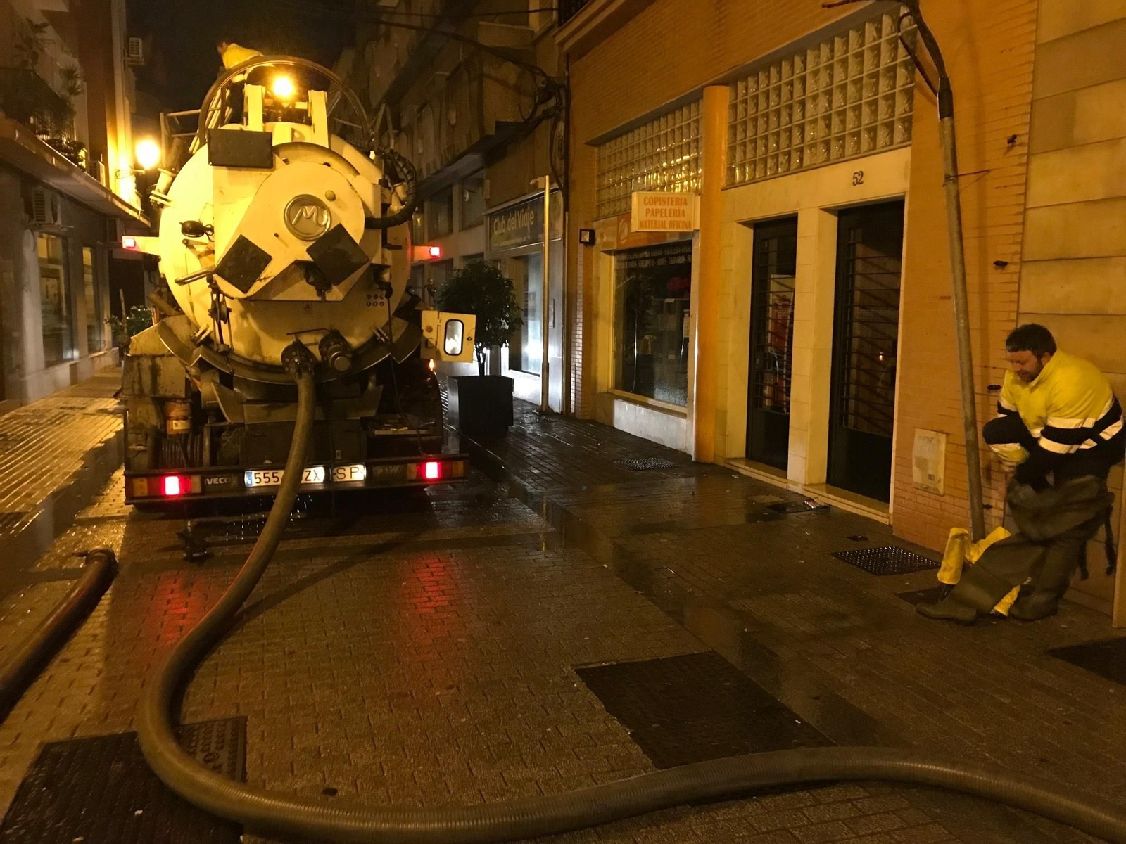 Imágenes de los estropicios de la borrasca en Huelva