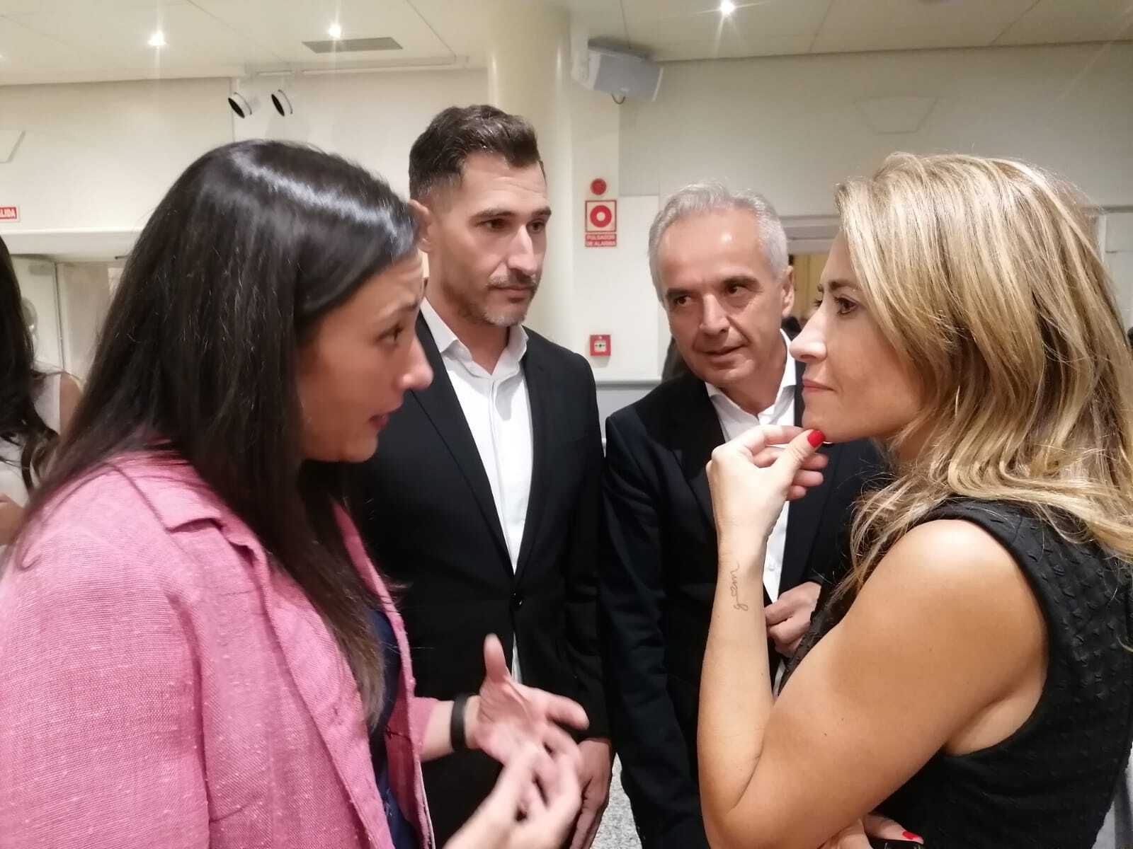 Rocío Arrabal, Fran Fernández. Alfonso Moscoso y Raquel Sánchez.