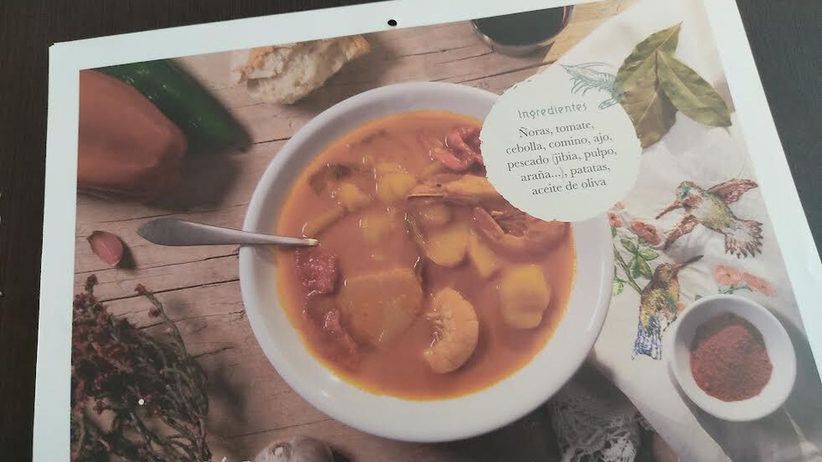 Receta de pimentón para septiembre de las mujeres dela Isleta del Moro