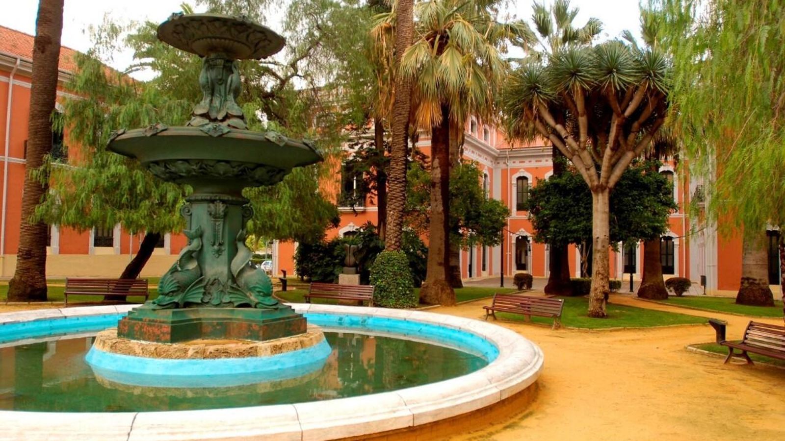 Los jardines de La Casa Colón