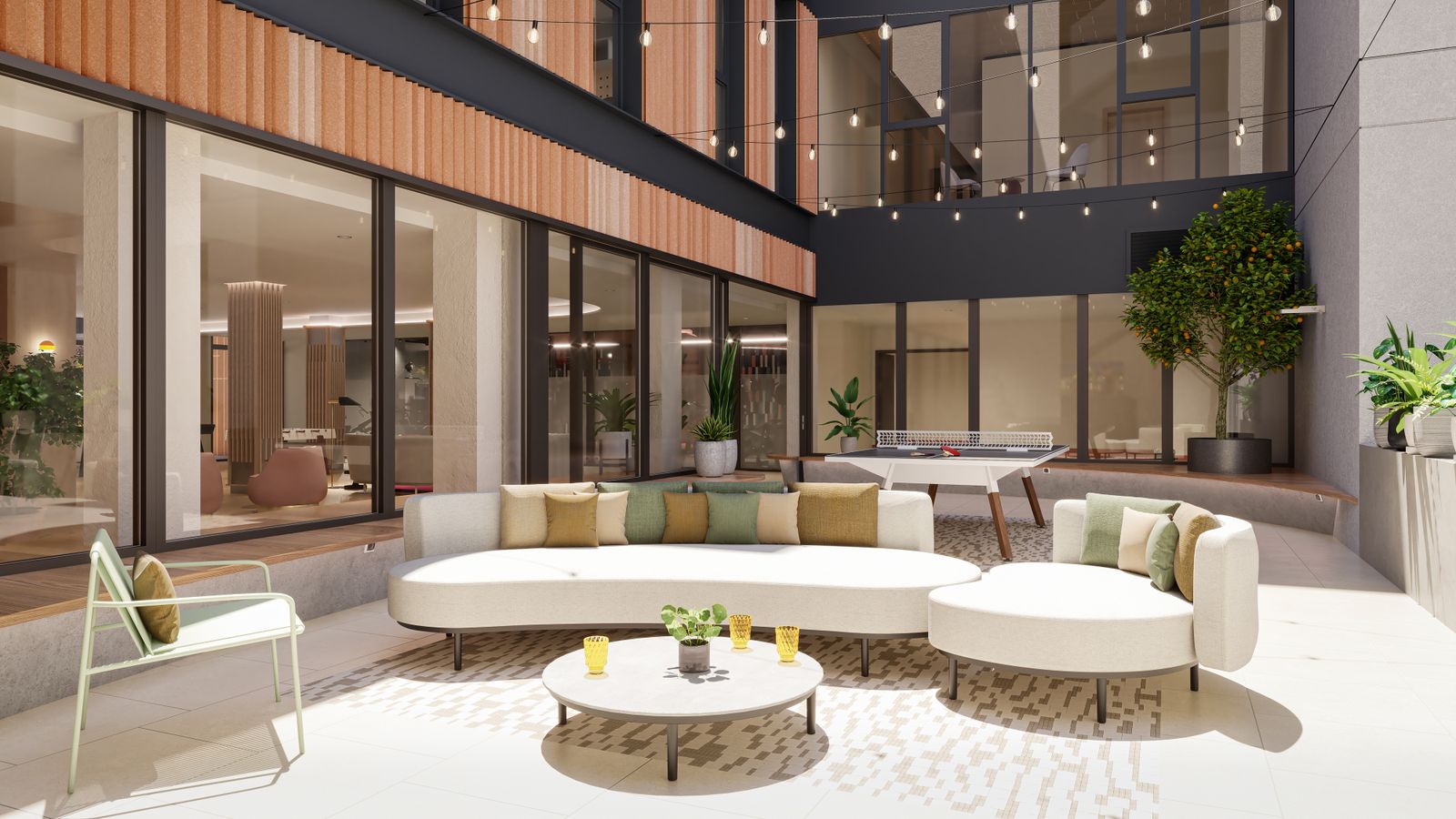 Fotogalería | Palm Studio, la nueva residencia de estudiantes de Sevilla