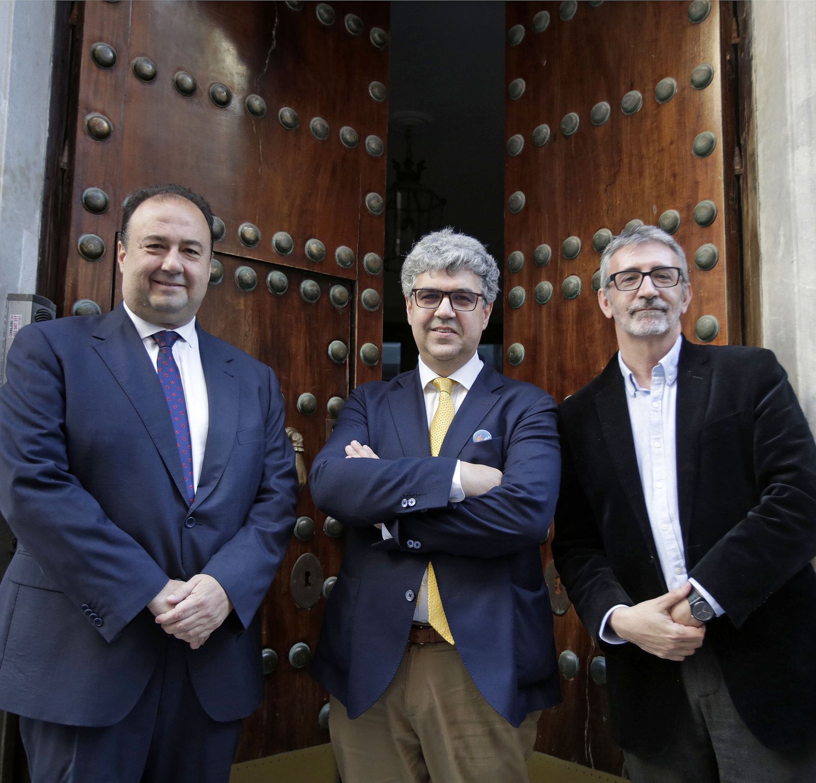 Casimiro Mantell, Miguel Ángel Pendón y Paco Piniella.