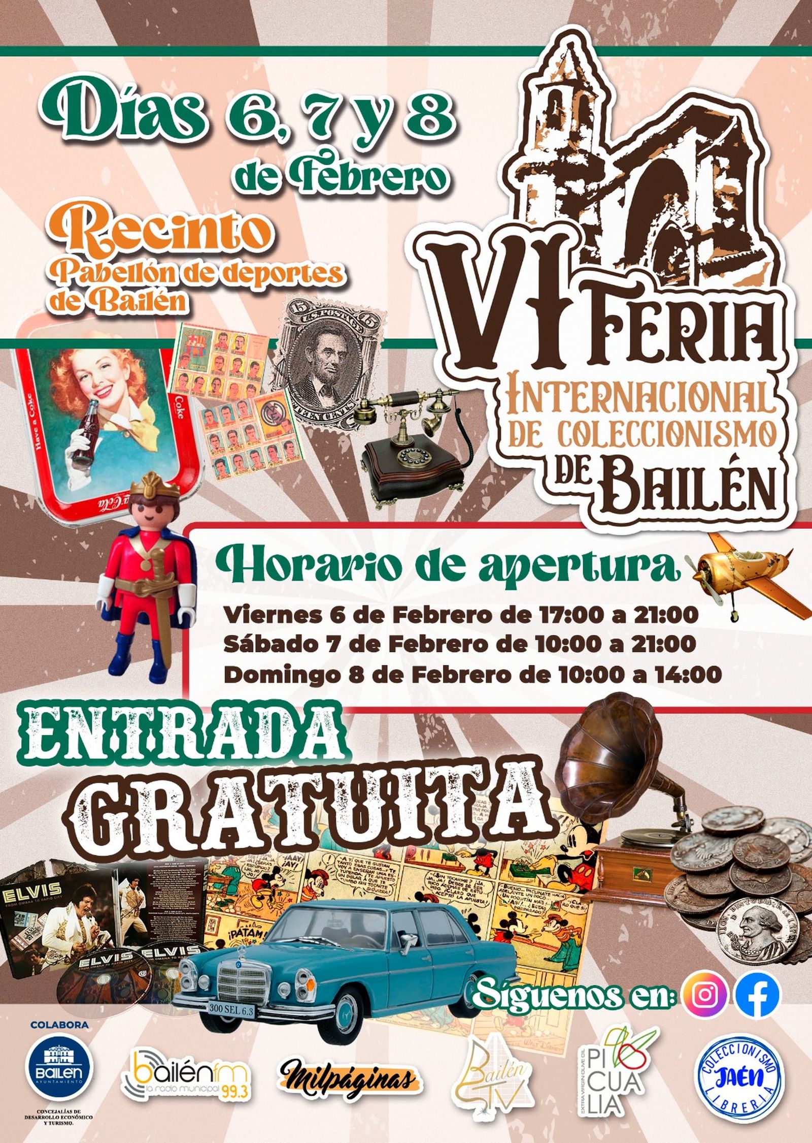 La feria, con una duración de tres jornadas, es de entrada gratuita para todos los públicos y contempla numerosas actividades paralelas.