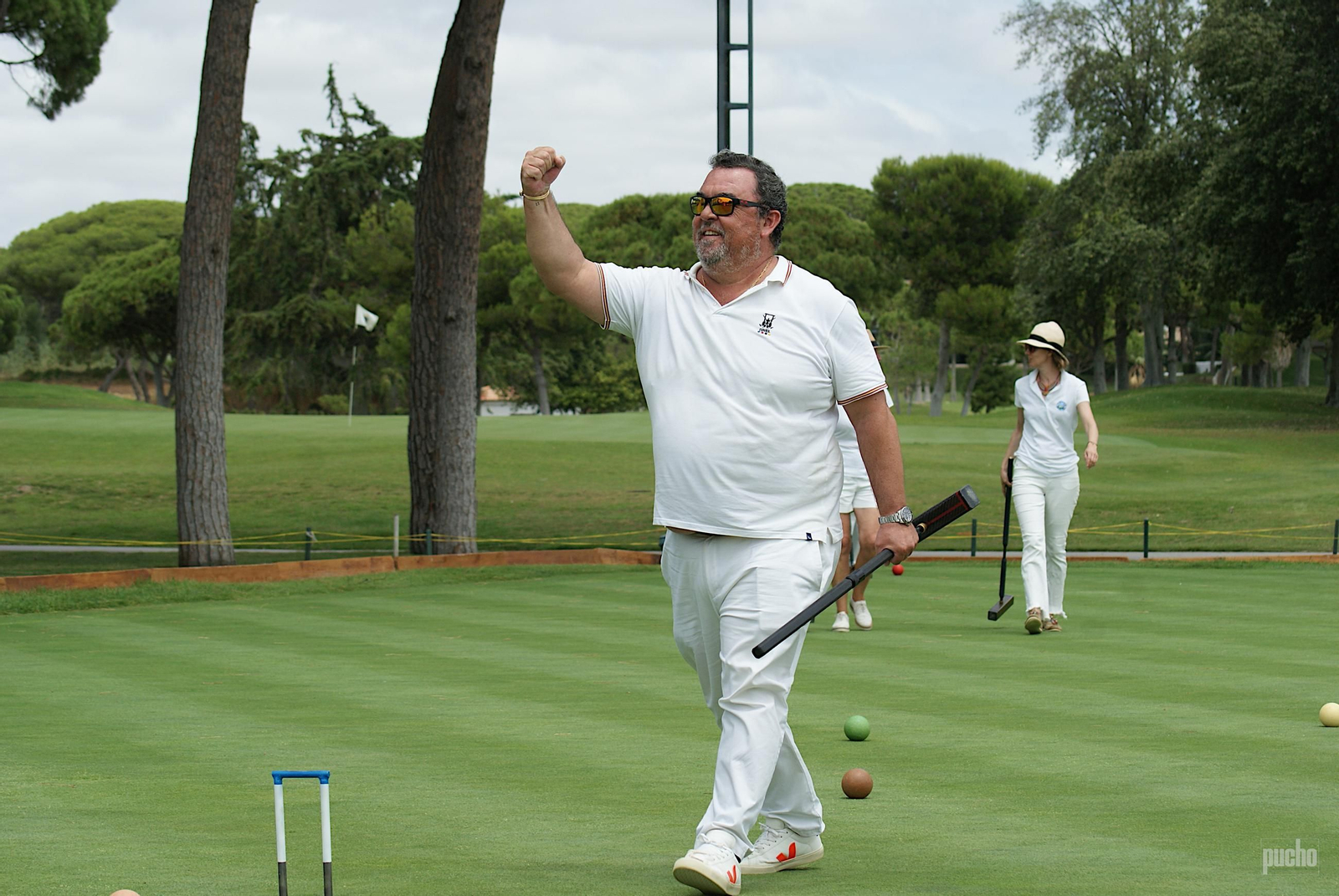 Rafael Romero en uno de los partidos de la final.