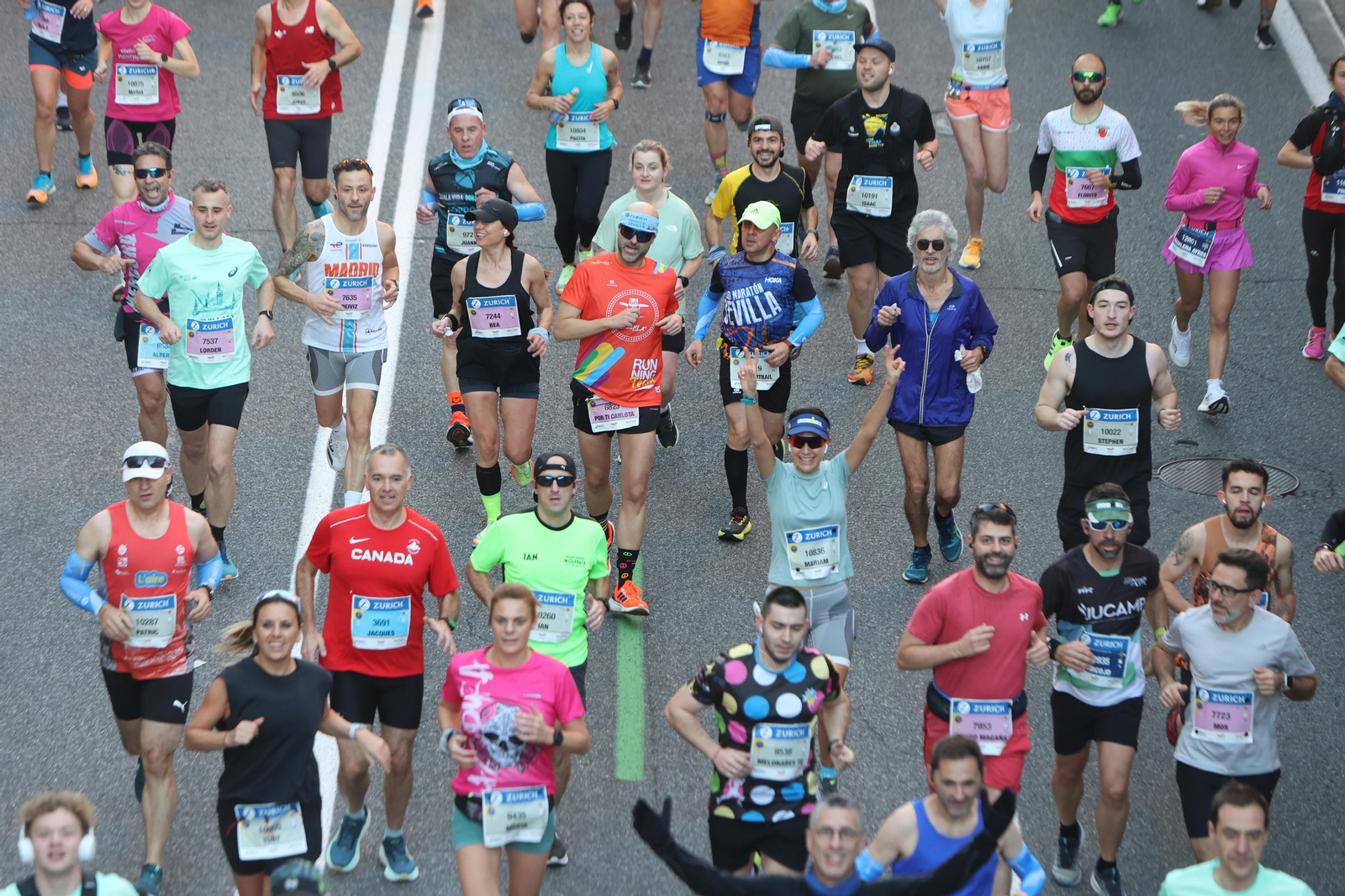 Búscate en la Zurich maratón de Sevilla