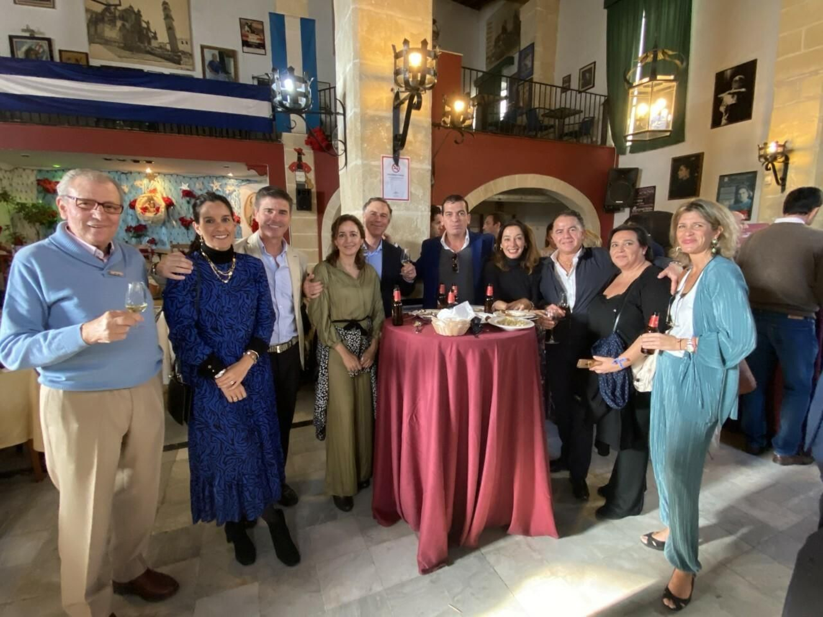 Imágenes de la zambomba de socios en Don Antonio Chacón