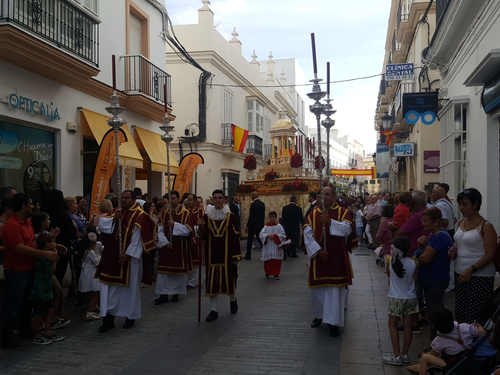 Imágenes del Corpus en Chiclana