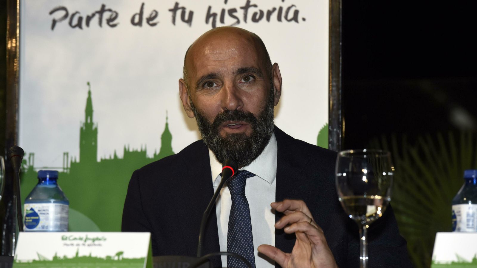 Monchi, durante el coloquio en 'El Corte Inglés, parte de tu historia', de ElDesmarque.