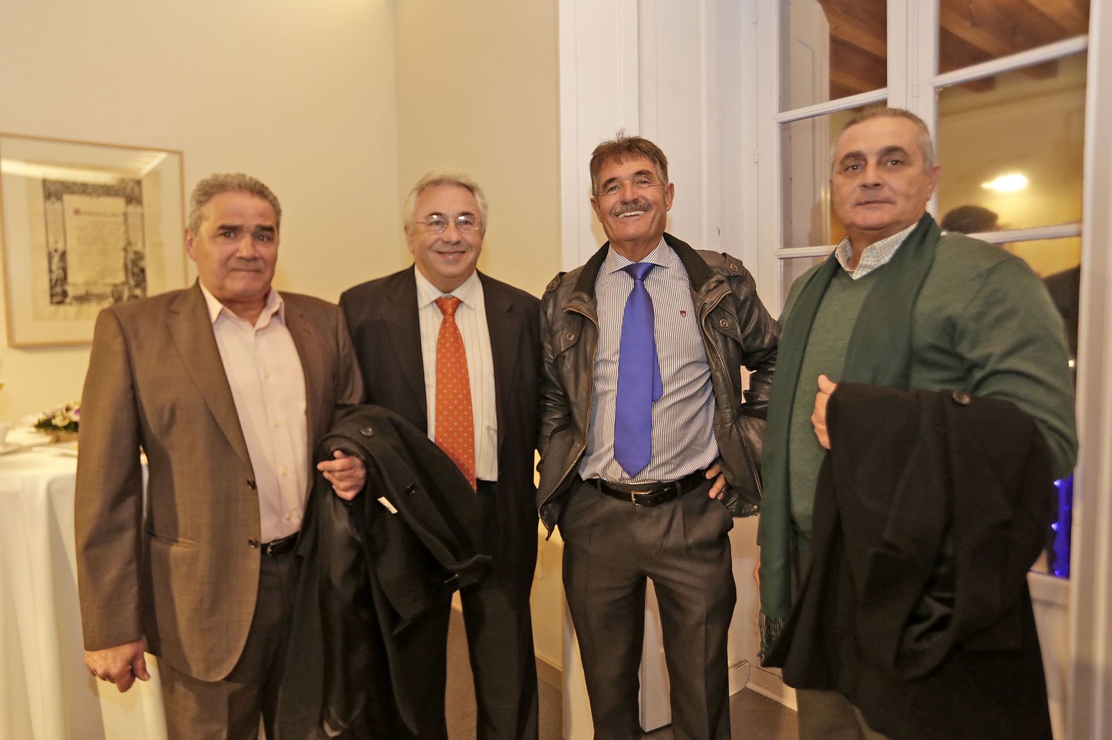 Juan Díaz, Miguel González Saucedo, Miguel Villanueva y Antonio Procopio.