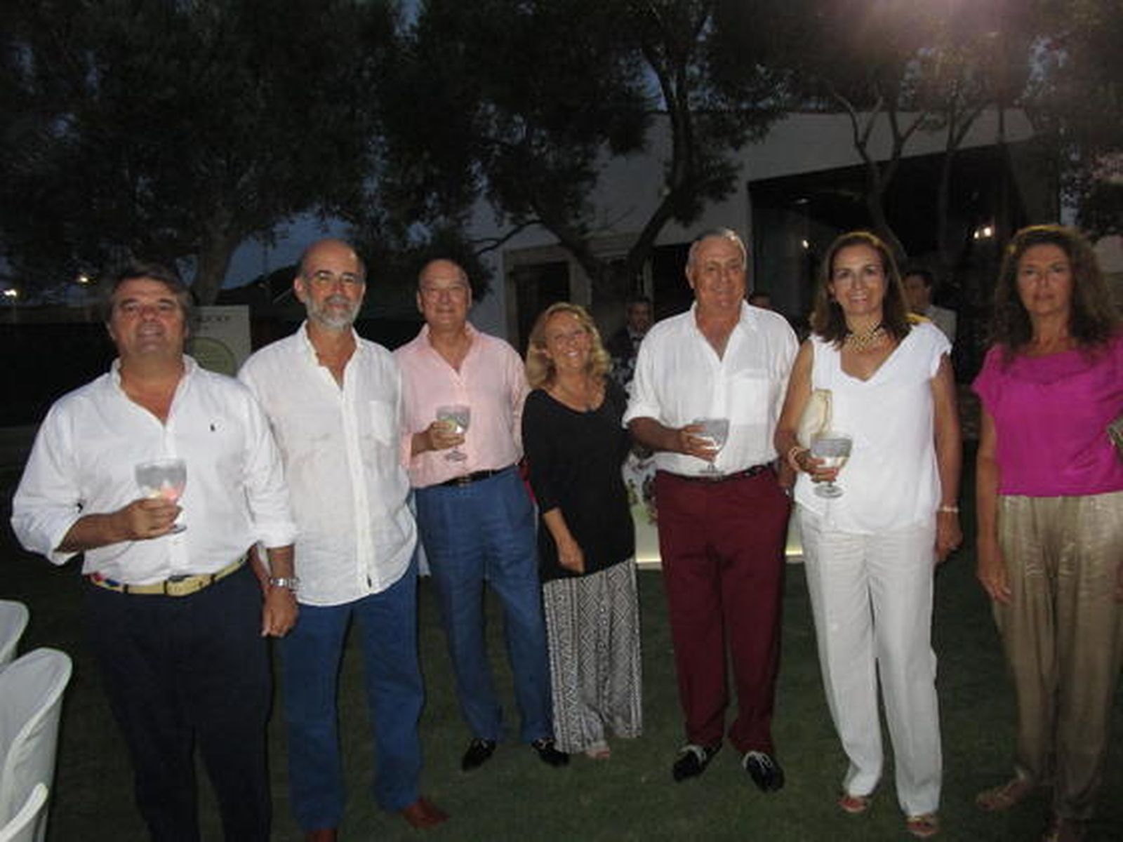 Luis Sebastián de Erice, marqués de Vargas, María Luisa Solís, Ricardo Soto y la marquesa de Vargas.  Foto: Ignacio Casas de Ciria
