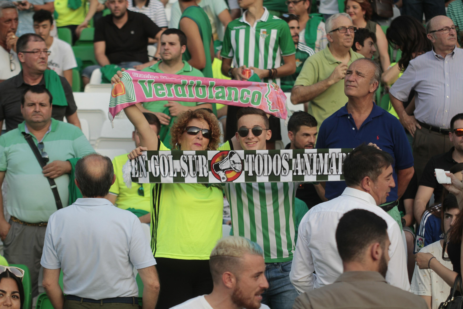 Inauguración del Gol Sur del Benito Villamarín
