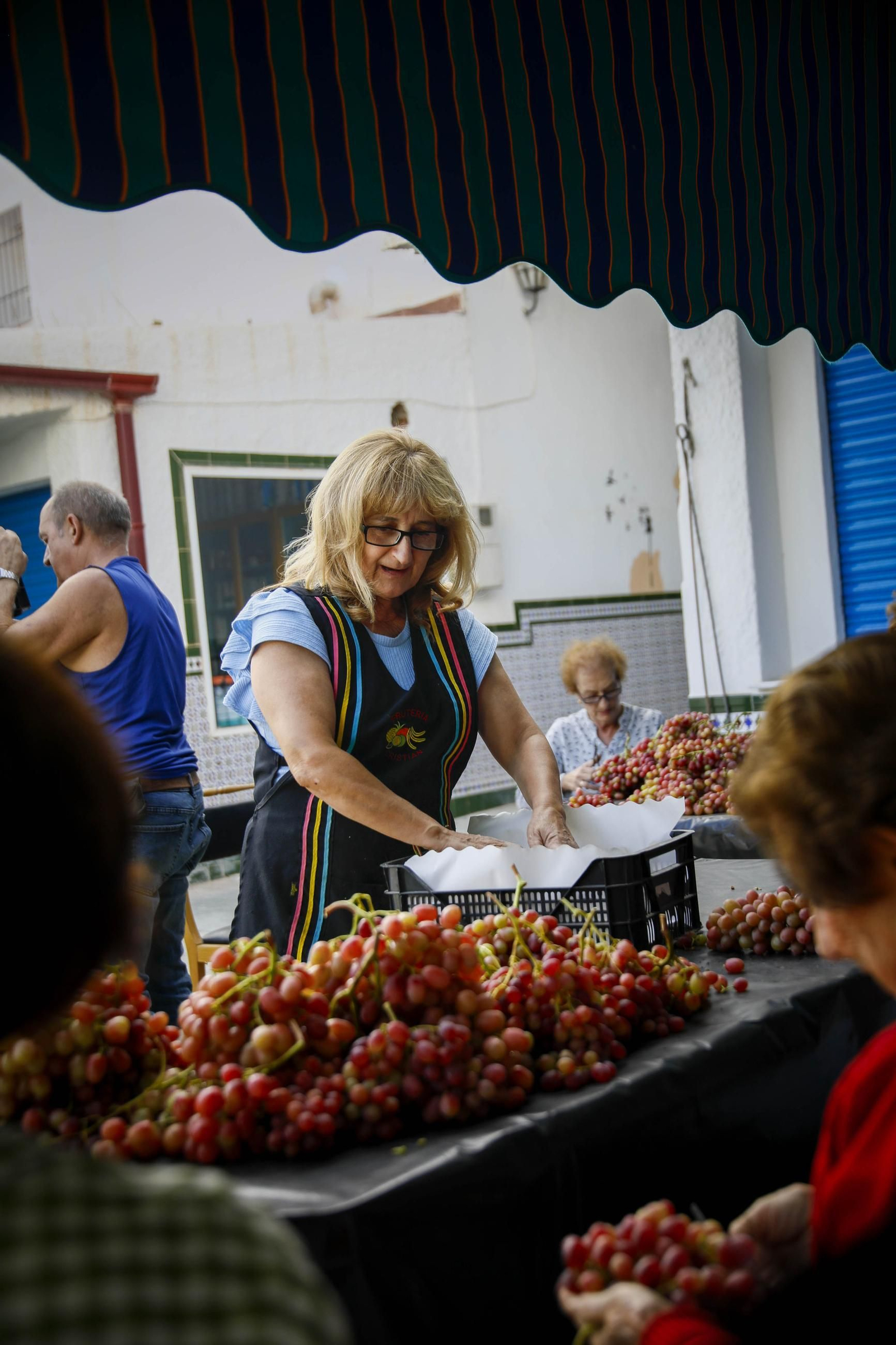 La tradicional faena de la uva de Canjayar, en imágenes