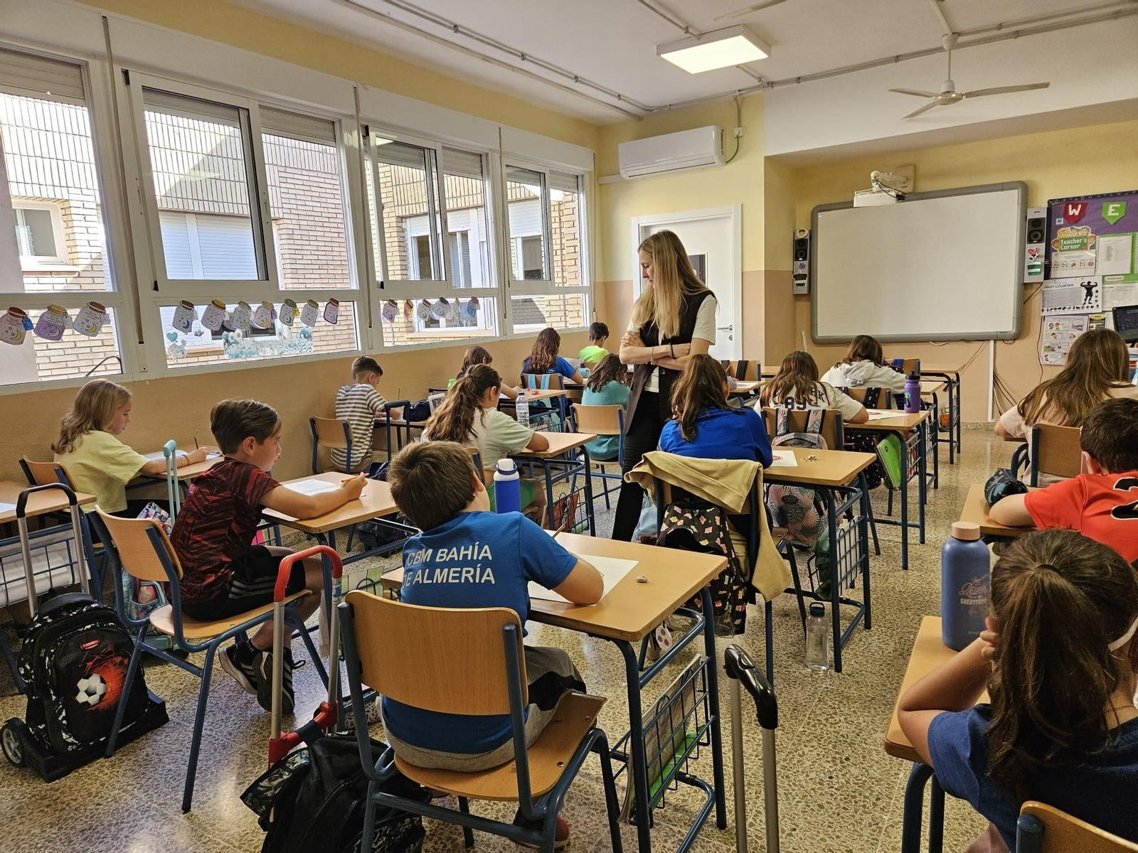 Prueba de Diagnóstico realizada el año pasado en el Colegi Europa José Ramos Santander de Almería