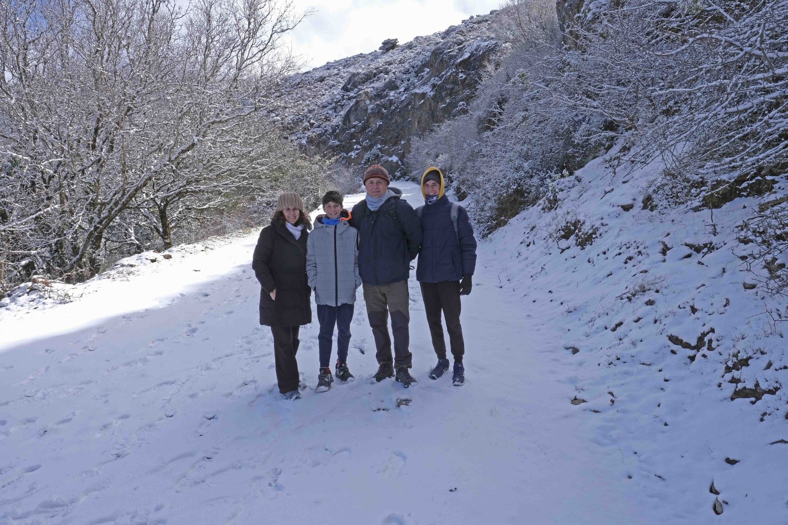 Nevada en la Serranía de Ronda, en fotos.