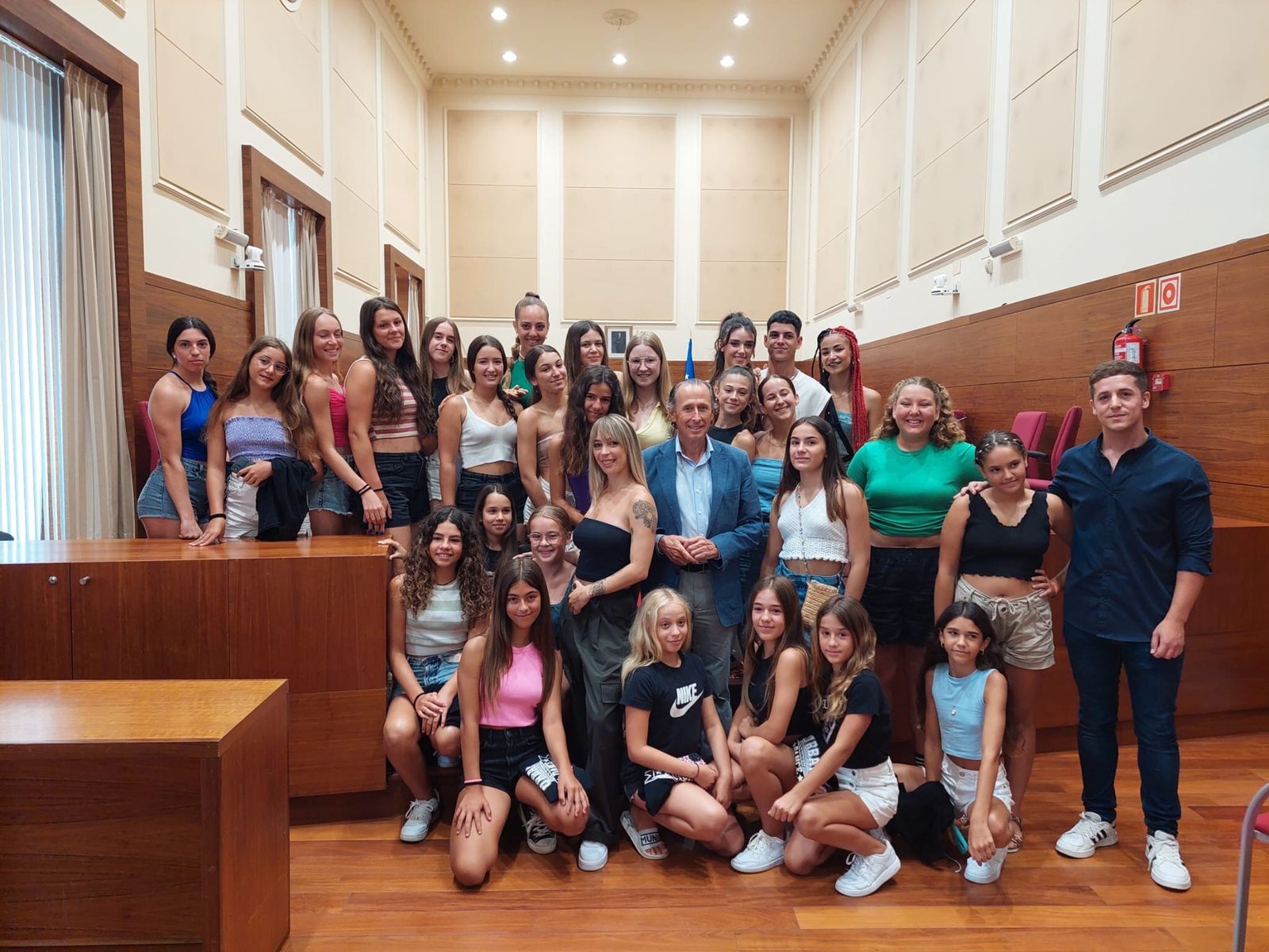 Recepción a la escuela de baile Urban Dance.