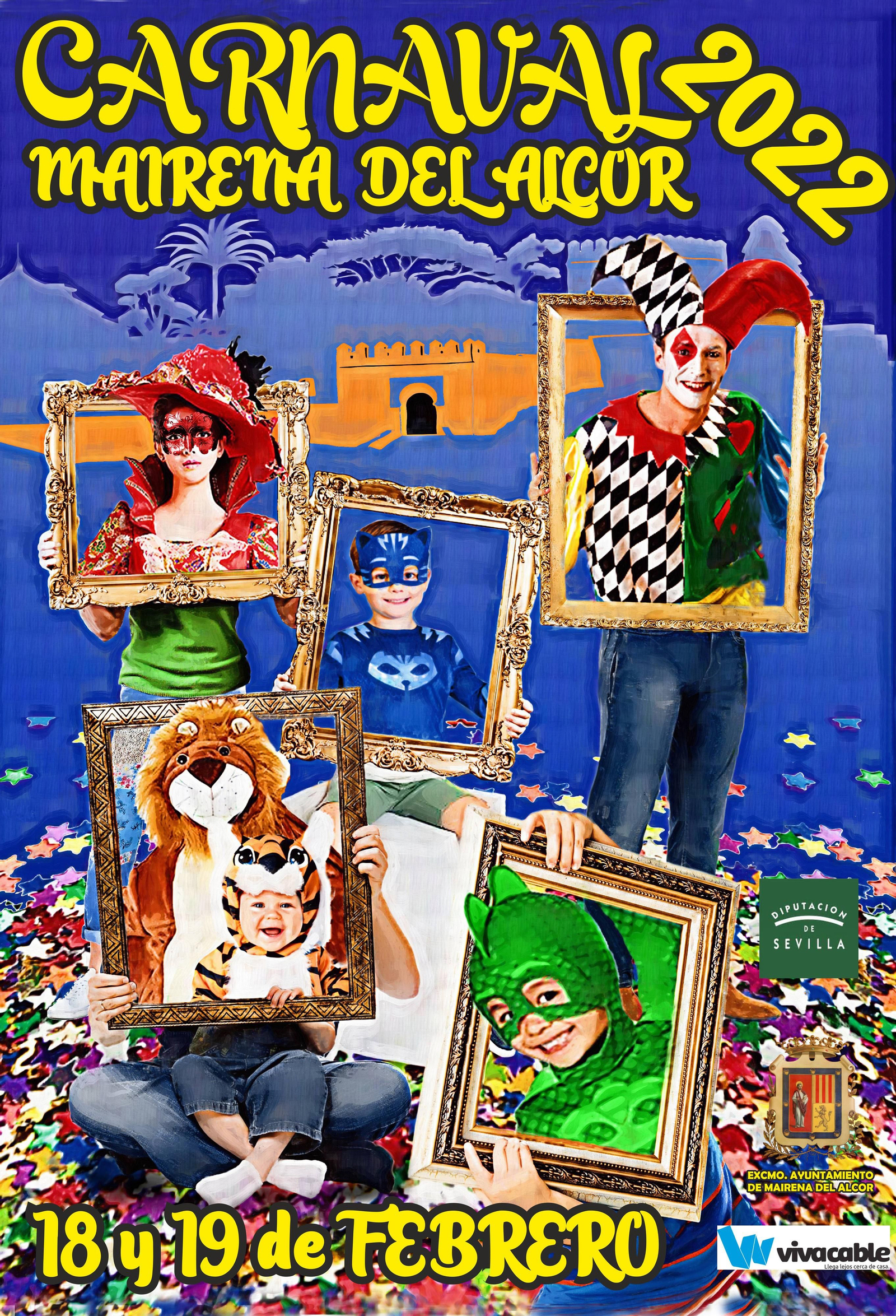 Cartel del Carnaval 2022 de Mairena del Alcor.