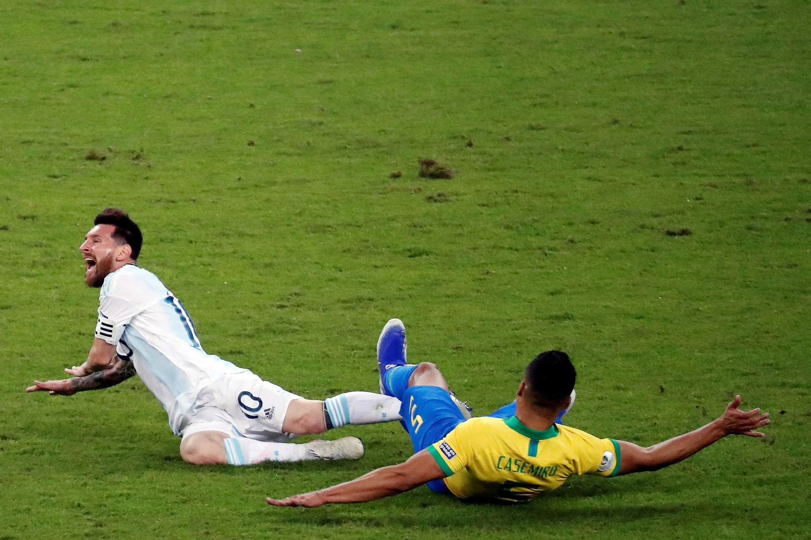 Las imágenes del Brasil-Argentina de la semifinal de la Copa América