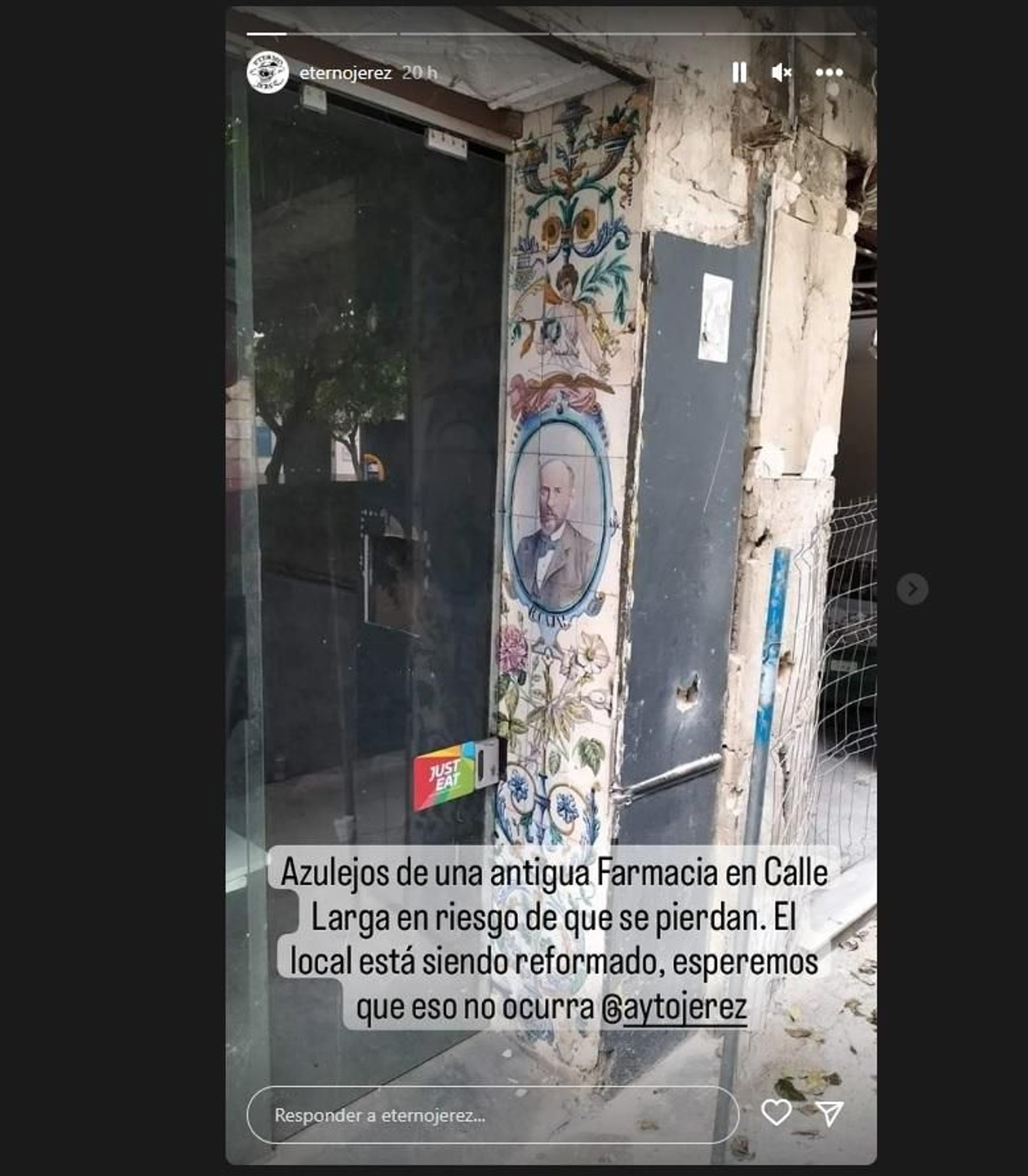 Imagen publicada en Instagram por el perfil 'eternojerez'.