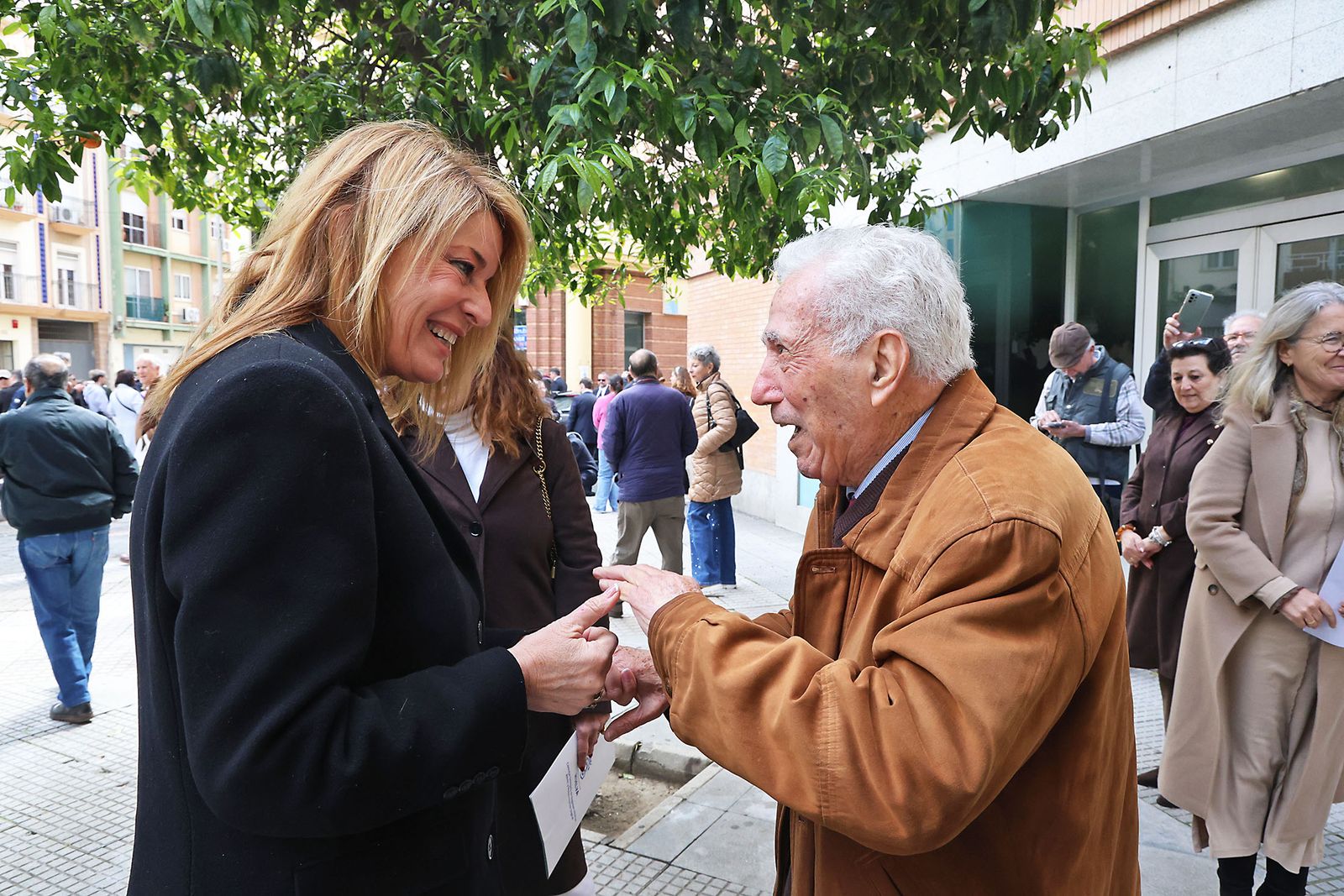 Las fotografías de la rotulación del Rincón de Juan Romero