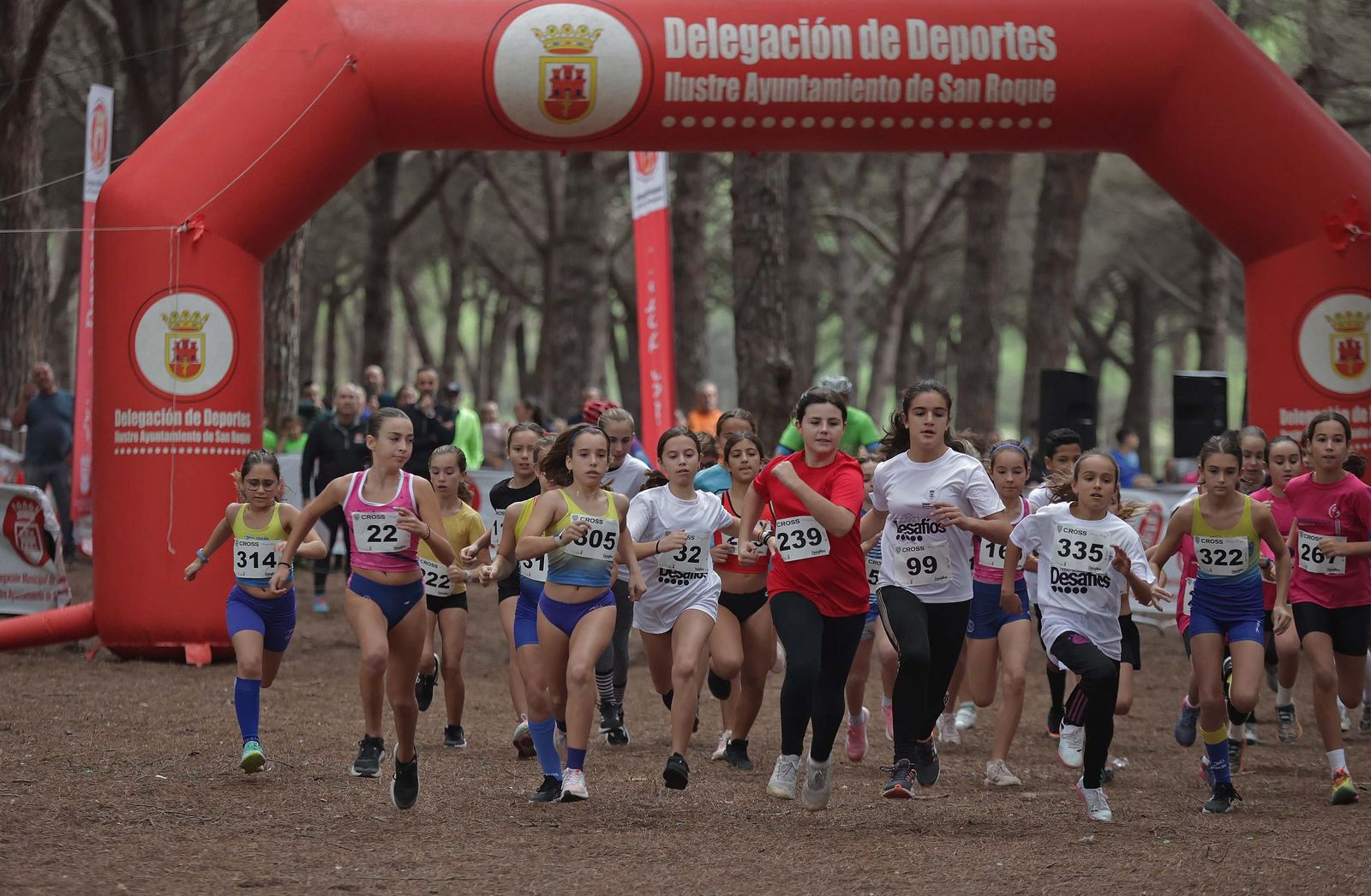 Una de las pruebas del V Cross Pinar del Rey en San Roque.