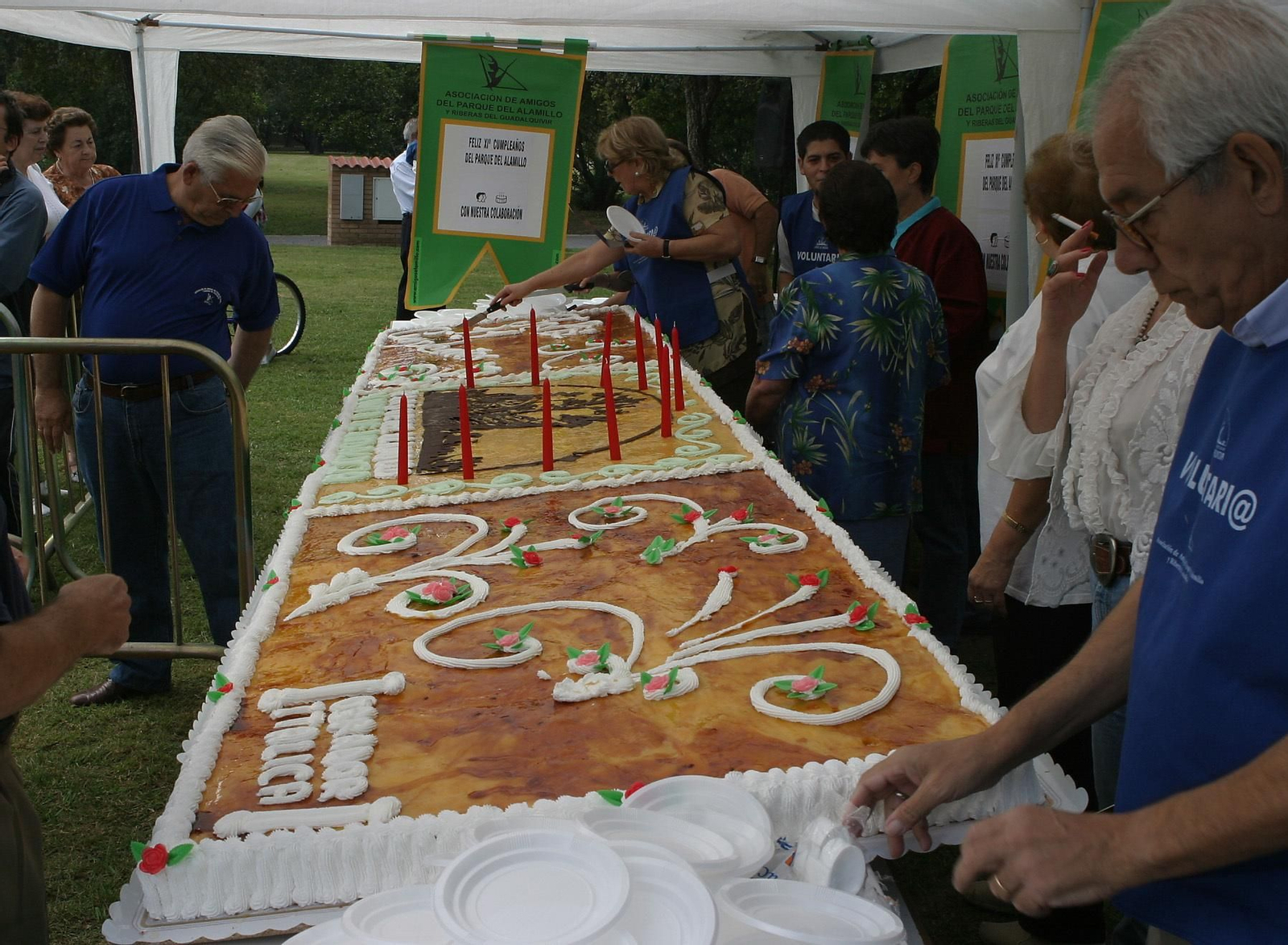 Imagen de archivo de la celebración del cumpleaños del Parque del Alamillo.