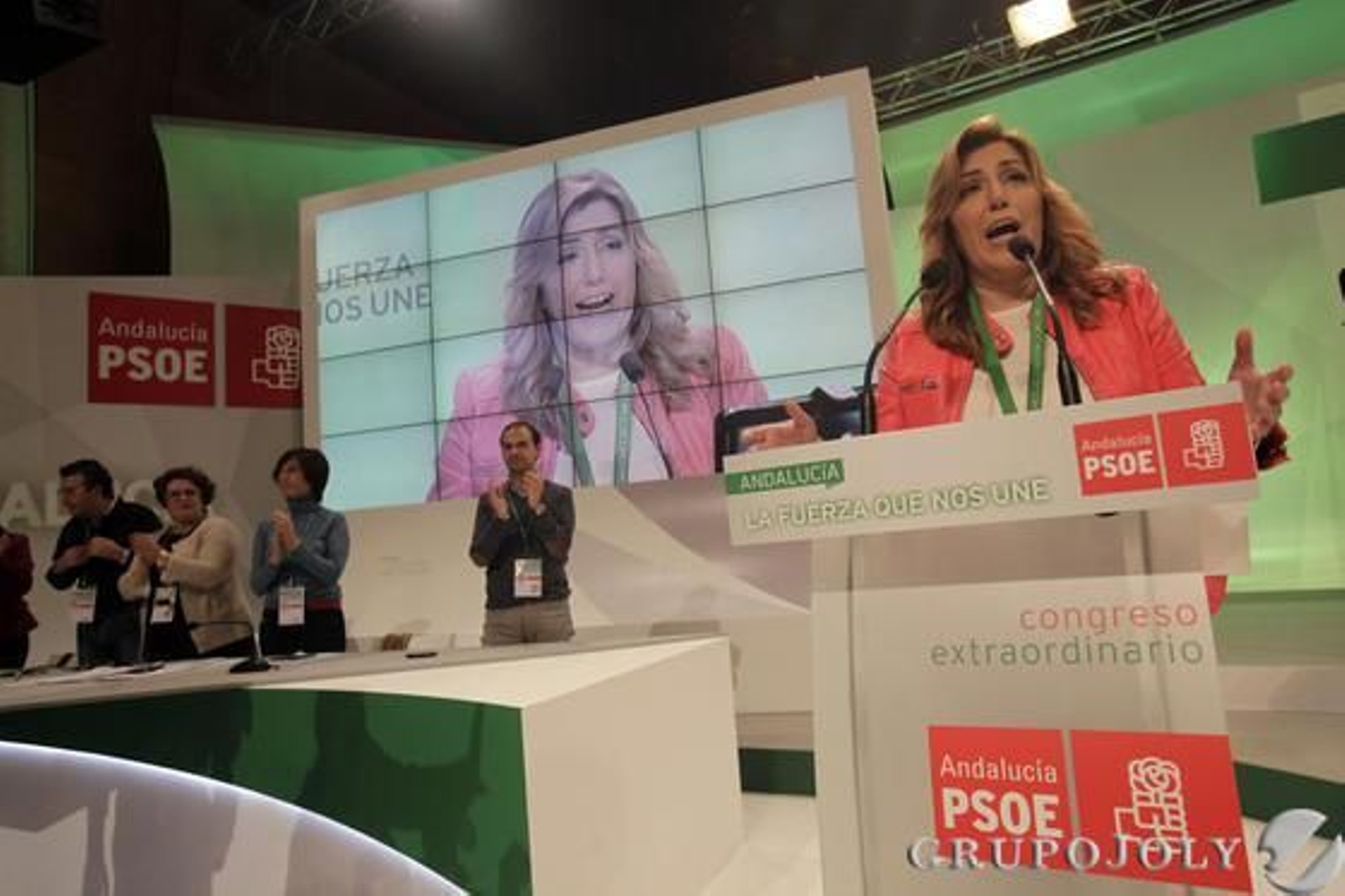 Susana Díaz habla en el Congreso del PSOE-A.

Foto: L. Rivas