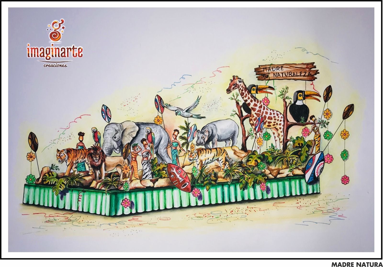 Así son las carrozas de la gran cabalgata de Carnaval de San Fernando 2020