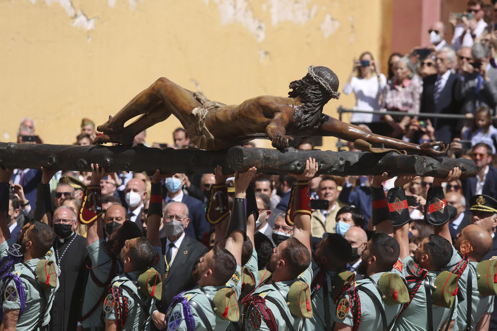 Las fotos de la Legión, en el Jueves Santo de Málaga