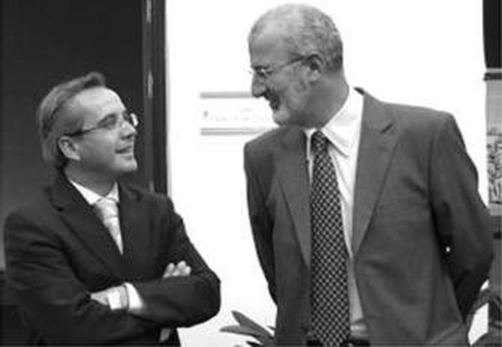 Alfonso Moscoso (izquierda) y José María Reguera.